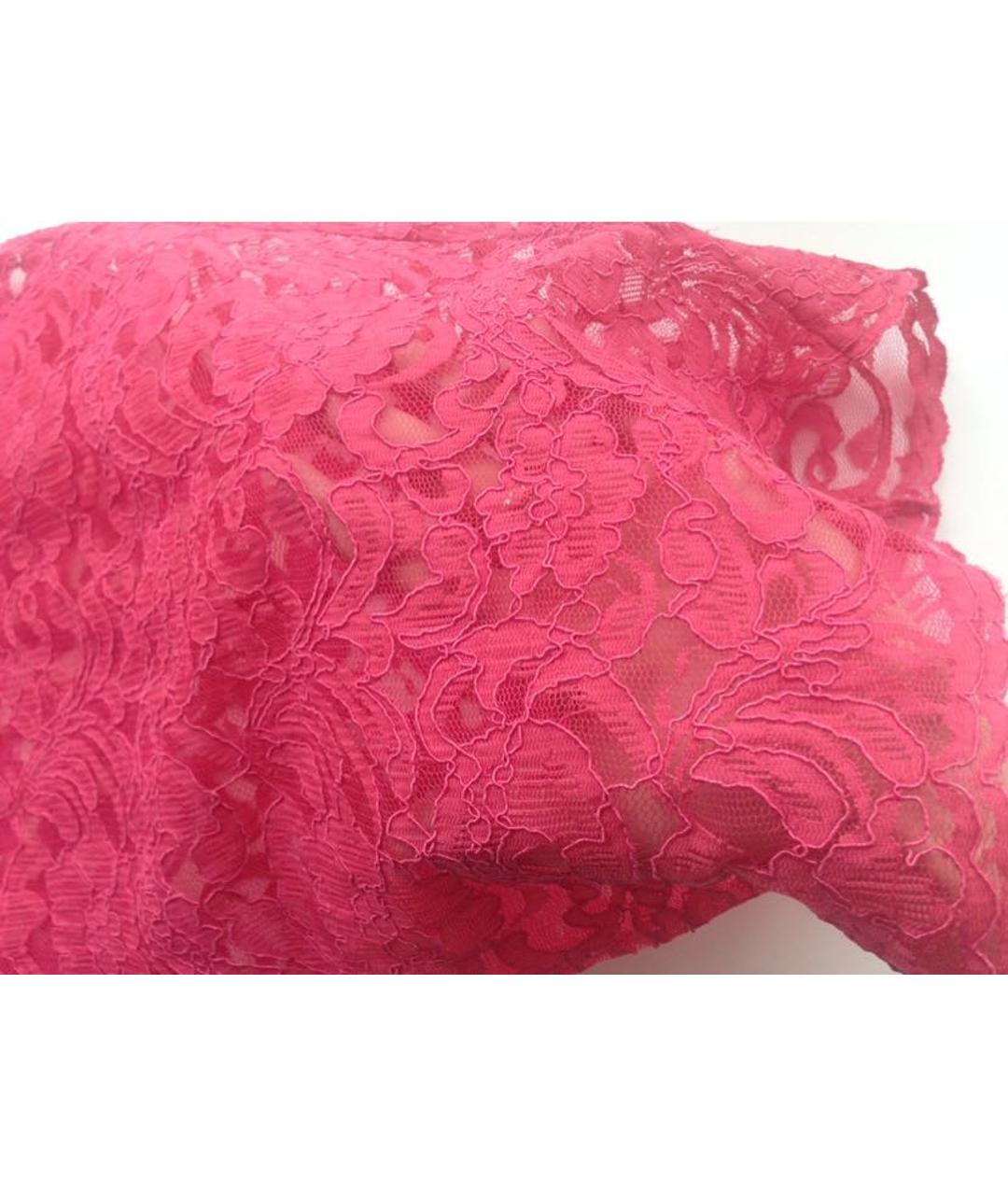 PIERRE BALMAIN Розовая полиамидовая юбка миди, фото 8