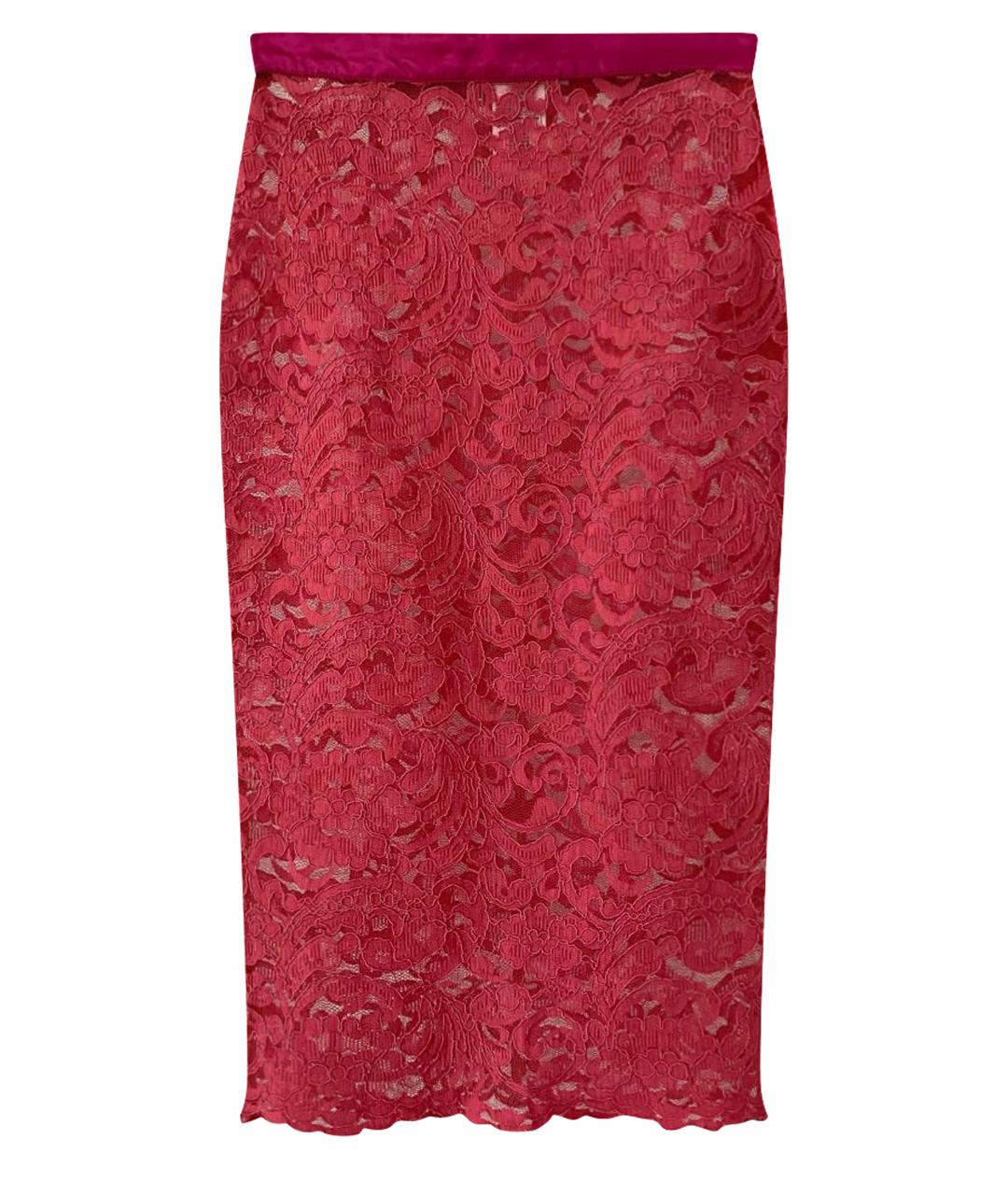 PIERRE BALMAIN Розовая полиамидовая юбка миди, фото 1