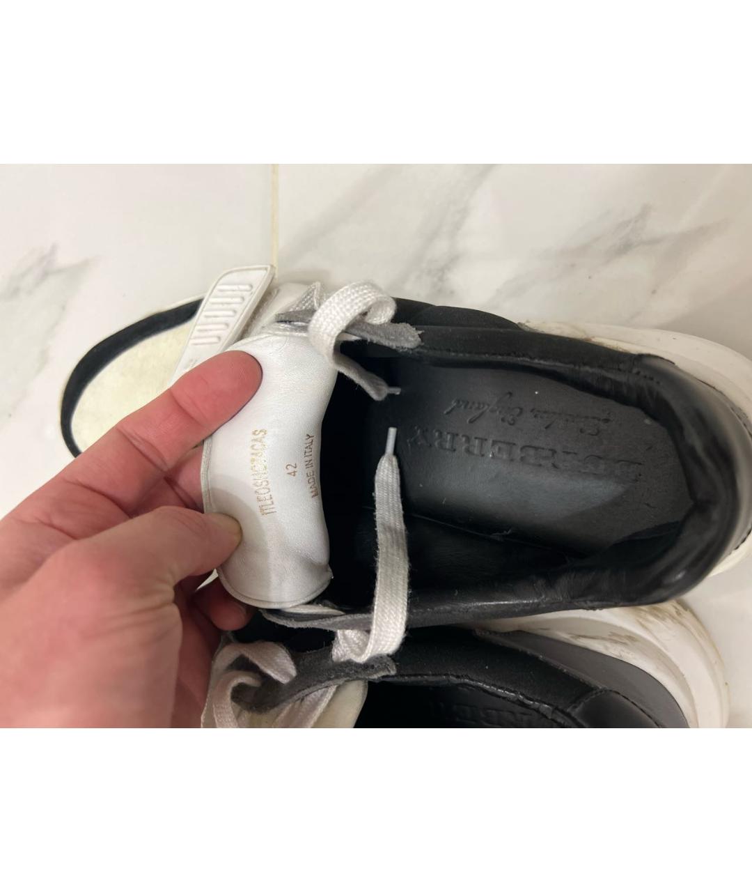 Burberry sneakers white best sale