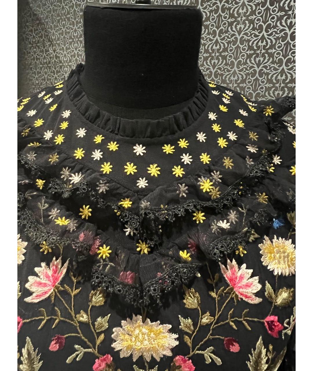 NEEDLE & THREAD Черное полиэстеровое вечернее платье, фото 5