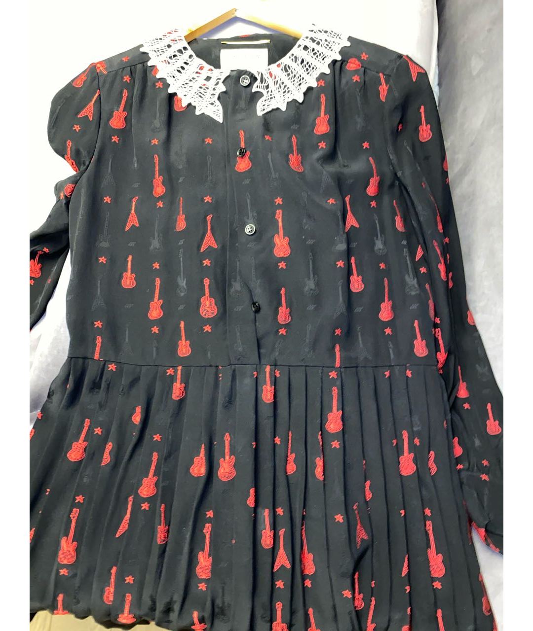 SAINT LAURENT Черное вискозное коктейльное платье, фото 4