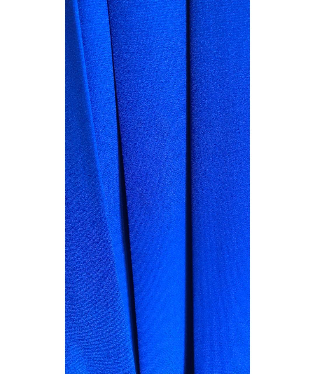 COS Синее полиэстеровое вечернее платье, фото 4