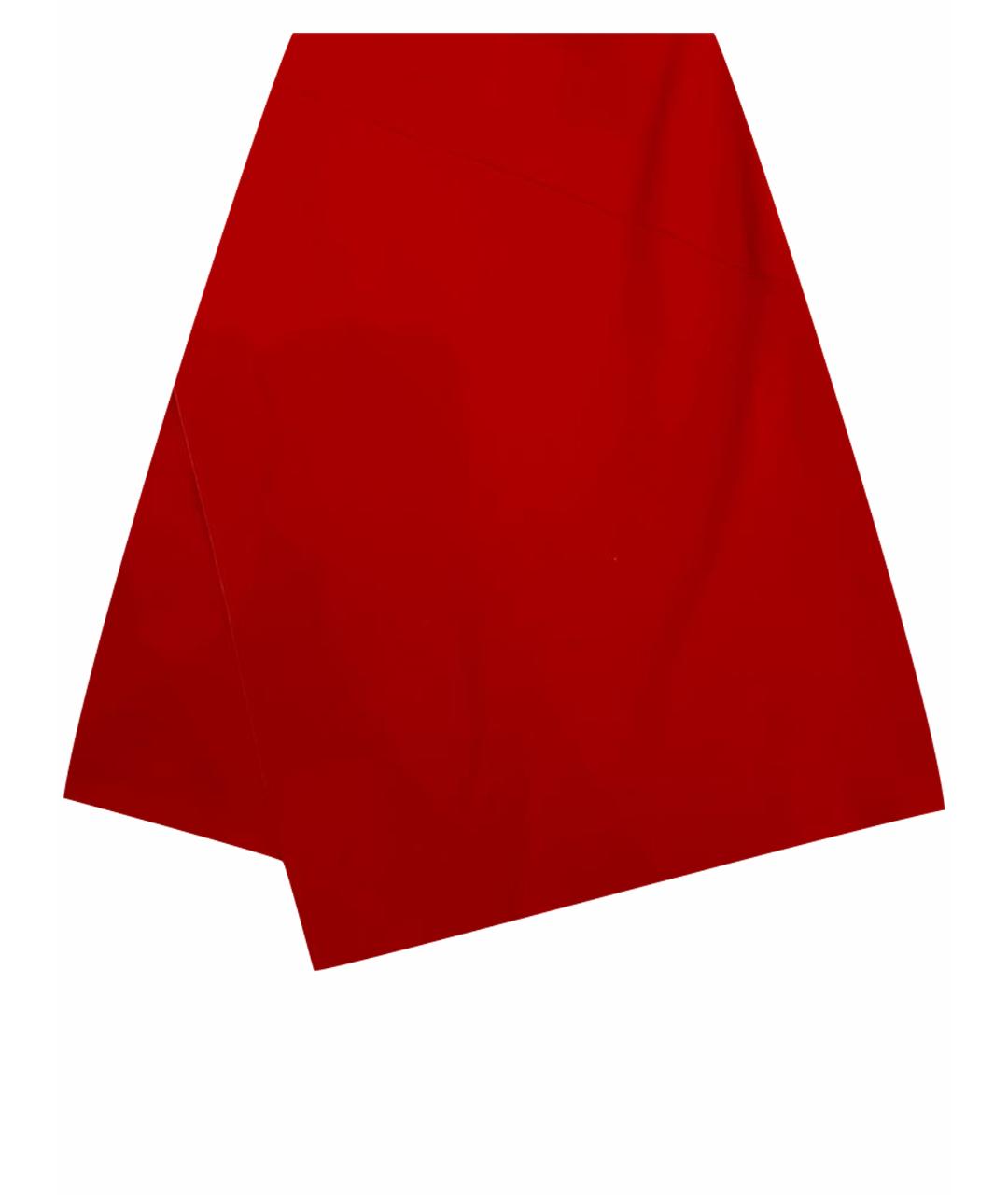 HUGO BOSS Оранжевая полиэстеровая юбка миди, фото 1