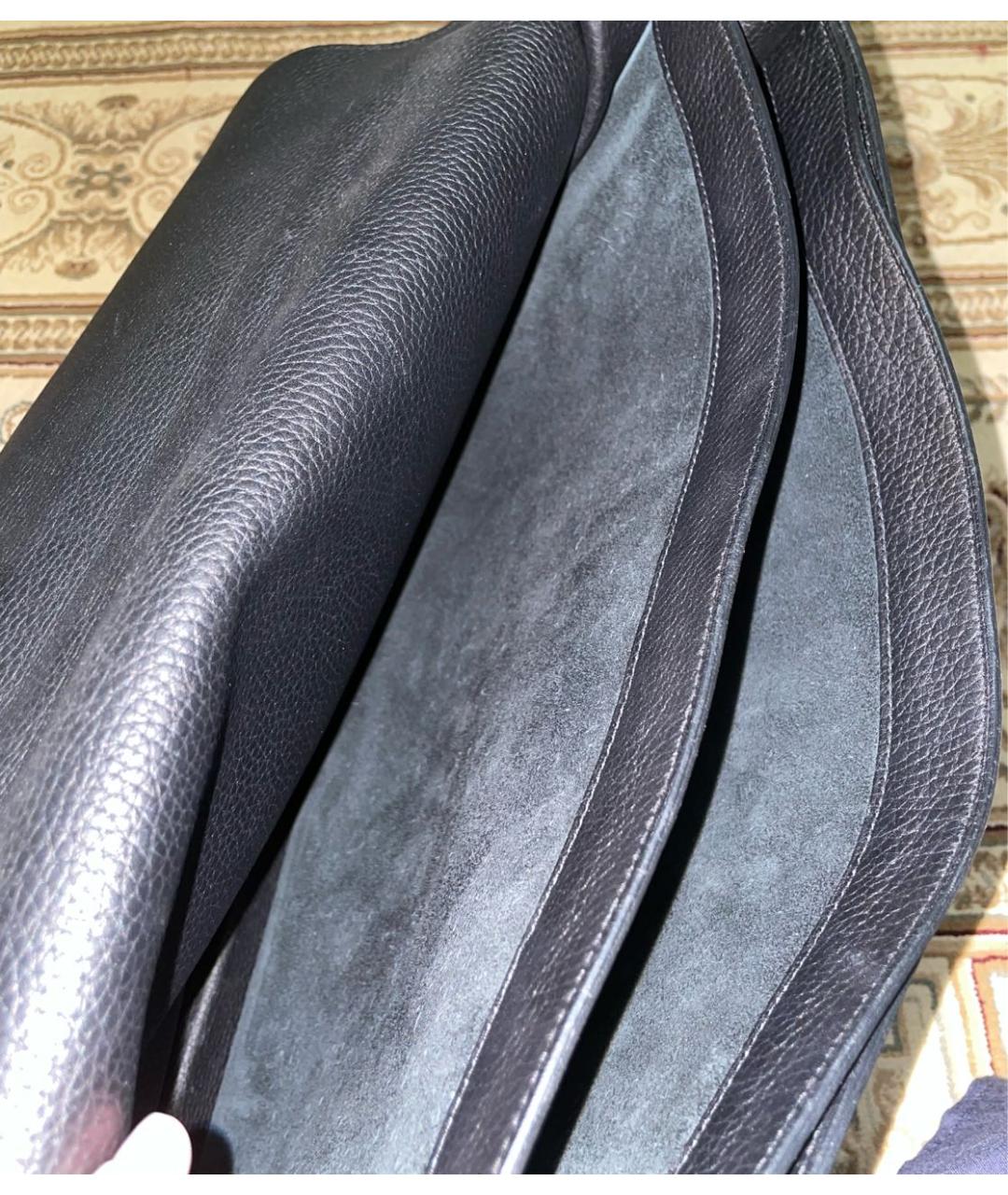 HERMES PRE-OWNED Черный кожаный портфель, фото 4