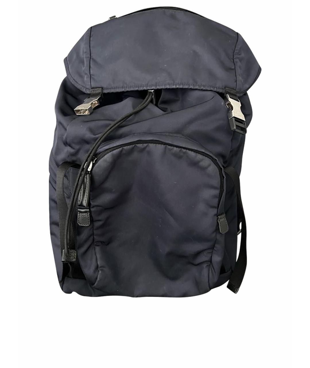 PRADA Темно-синий рюкзак, фото 1