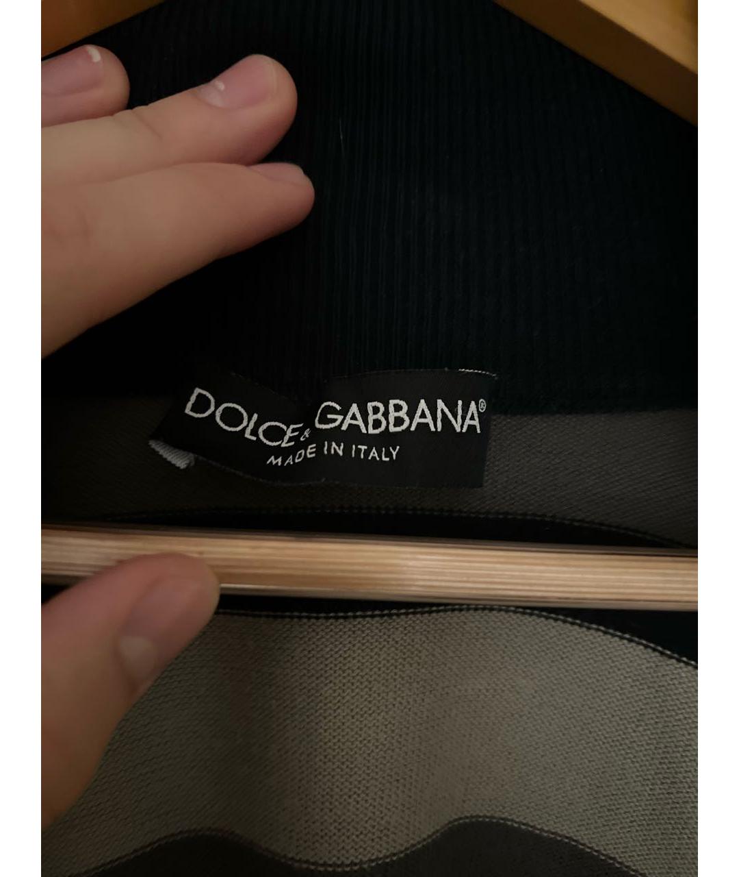 DOLCE&GABBANA Антрацитовый шерстяной джемпер / свитер, фото 3