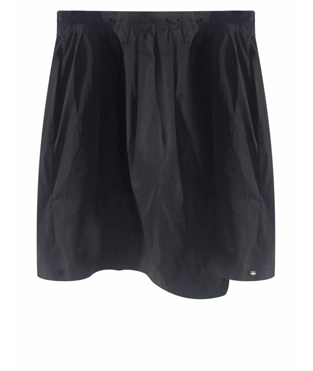 ESCADA Черная атласная юбка миди, фото 1