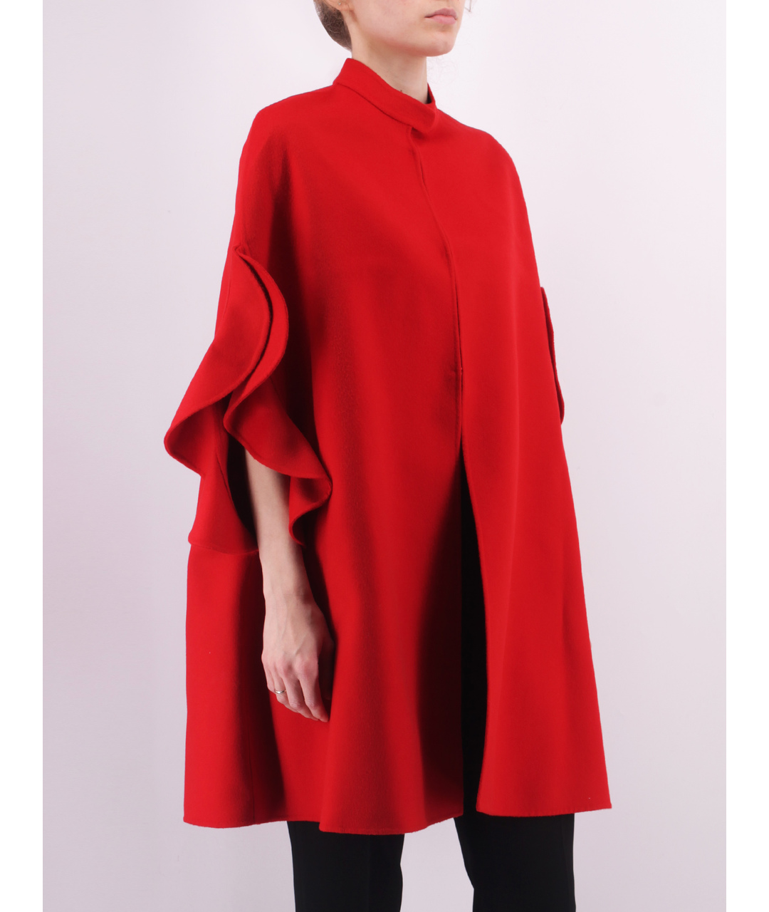 VALENTINO Красное шерстяное пальто, фото 2