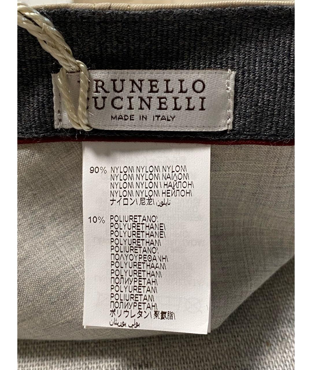 BRUNELLO CUCINELLI Бежевая кепка/бейсболка, фото 5