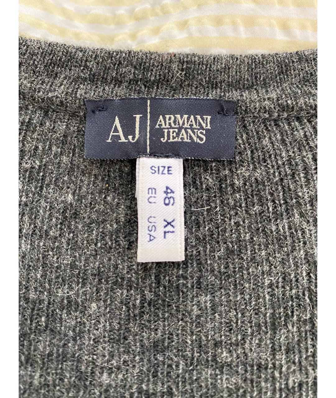 ARMANI JEANS Антрацитовый кардиган, фото 2