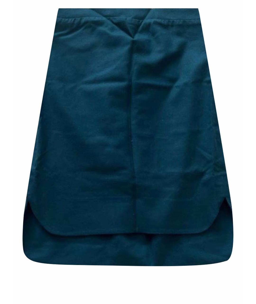 COS Зеленая шерстяная юбка миди, фото 1