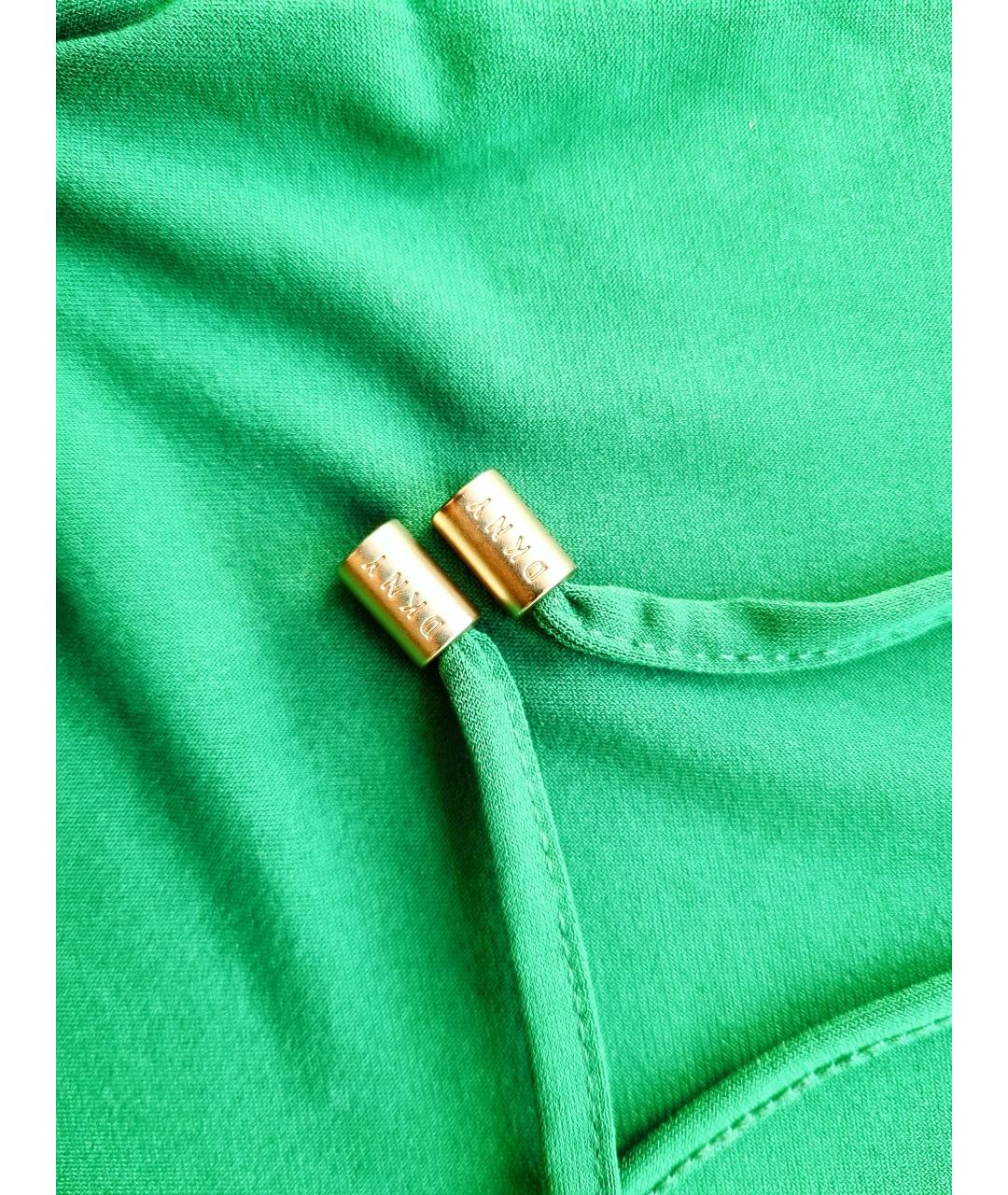 DKNY Зеленая полиэстеровая блузы, фото 3