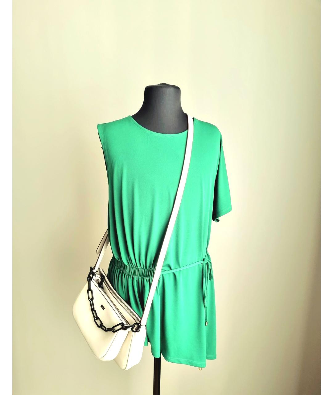 DKNY Зеленая полиэстеровая блузы, фото 6