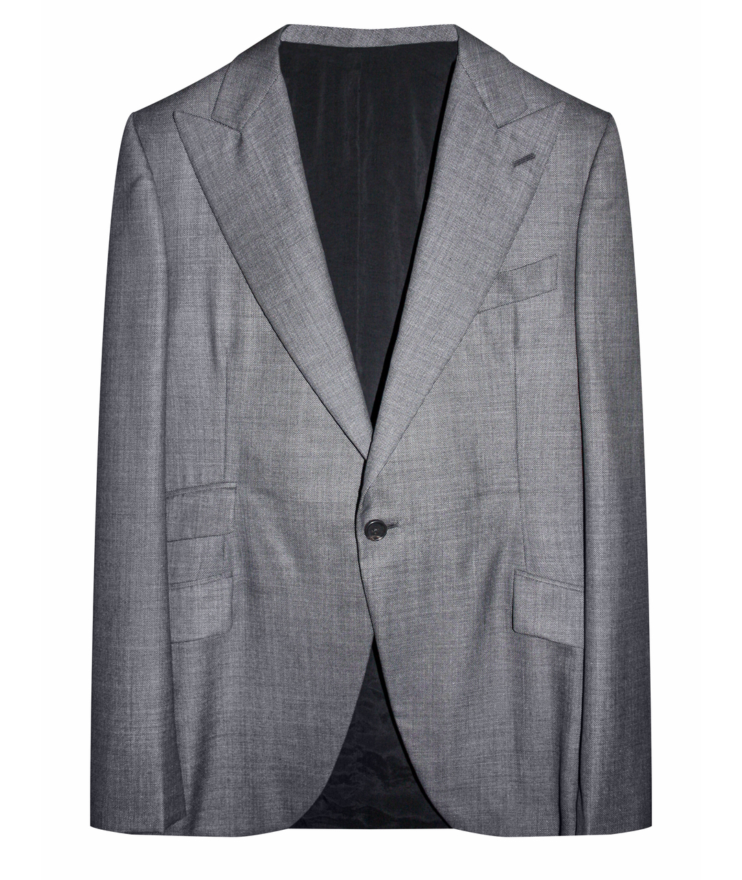 BOTTEGA VENETA Серый шерстяной пиджак, фото 1