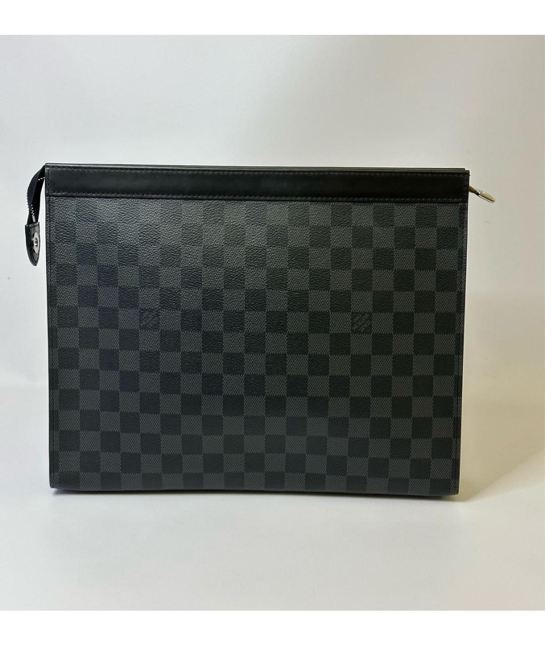 LOUIS VUITTON Антрацитовая папка для документов, фото 8