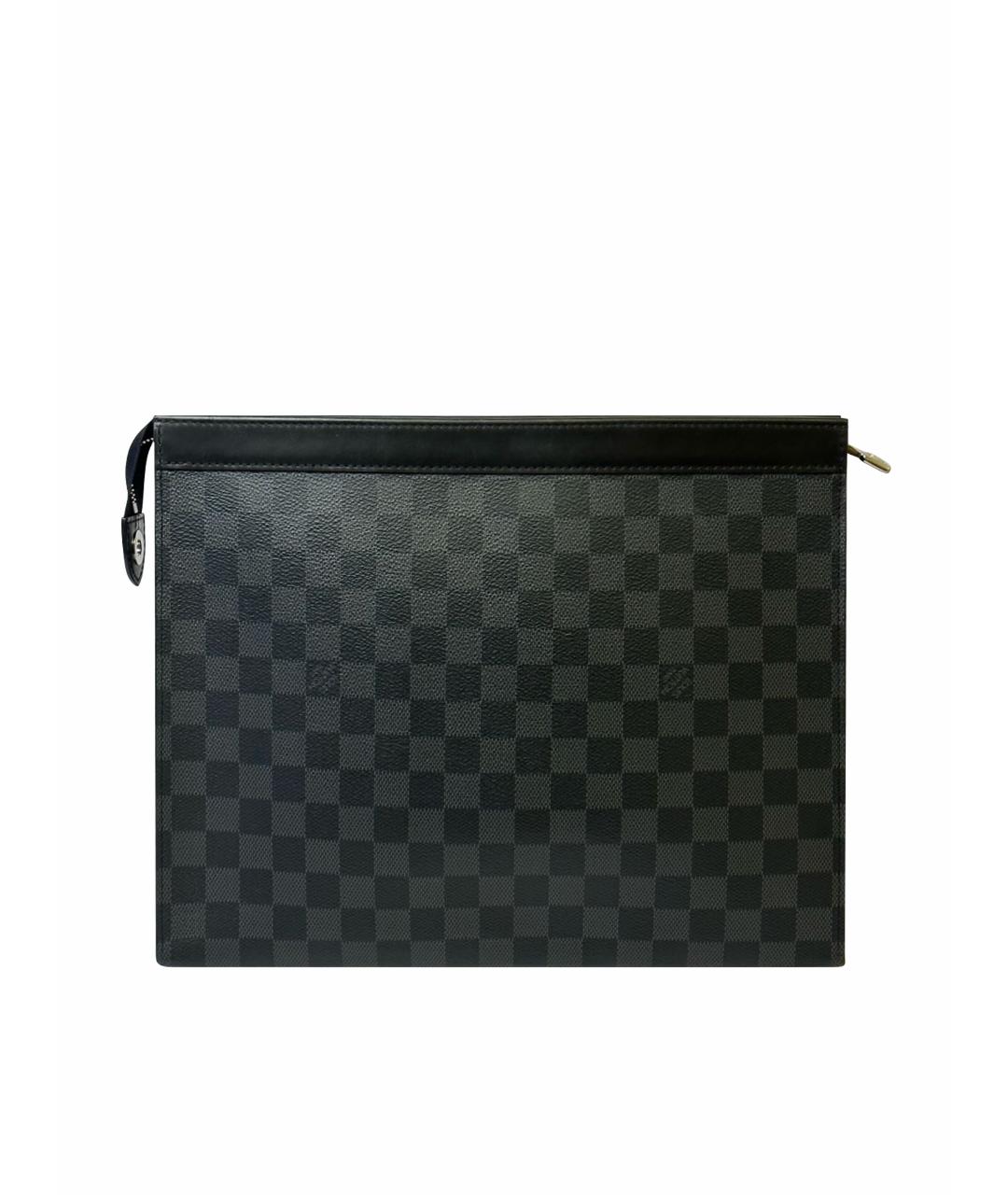 LOUIS VUITTON Антрацитовая папка для документов, фото 1