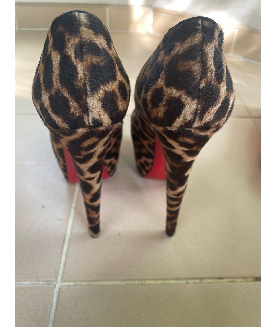 CHRISTIAN LOUBOUTIN Мульти туфли из экзотической кожи, фото 4