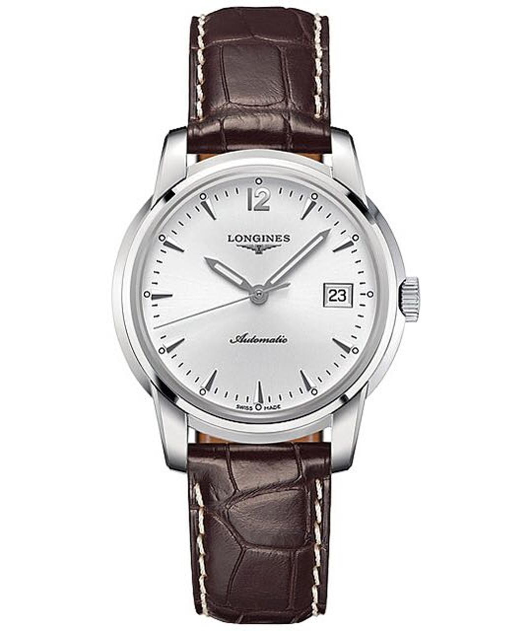 LONGINES Коричневые стальные часы, фото 6