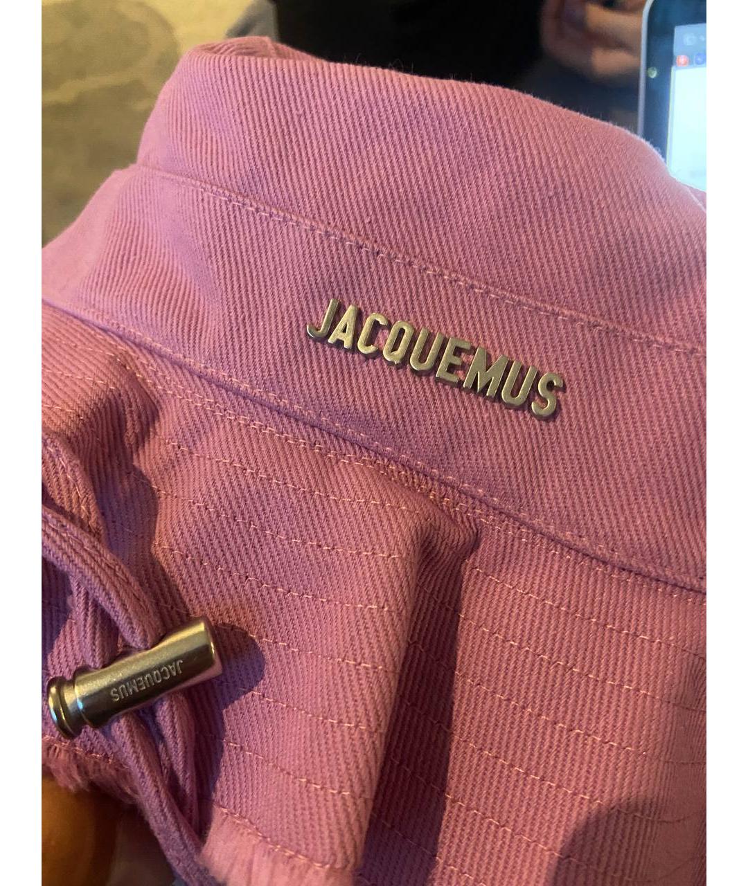 JACQUEMUS Розовая хлопковая панама, фото 4