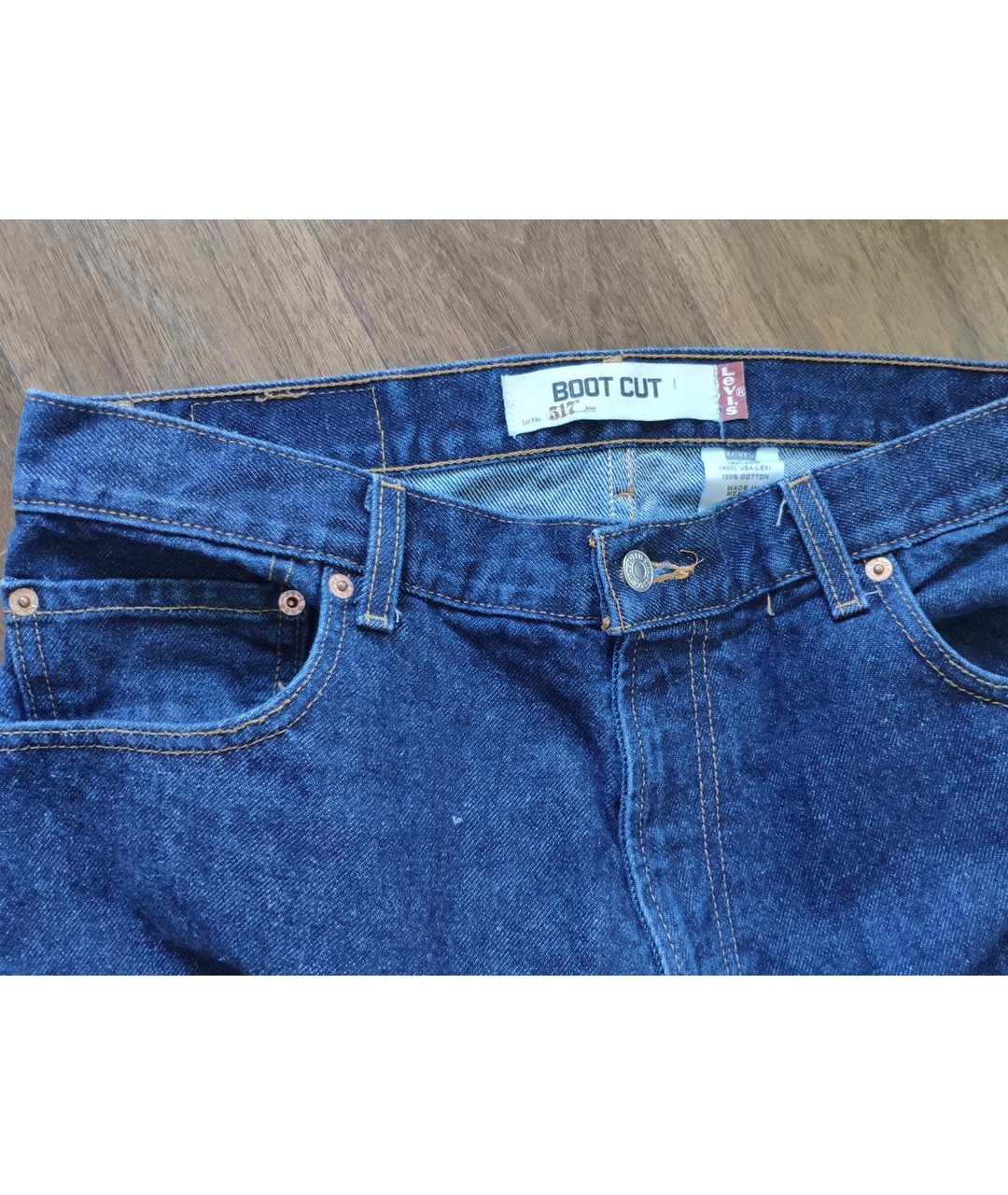 LEVI'S VINTAGE CLOTHING Синие хлопковые джинсы, фото 4