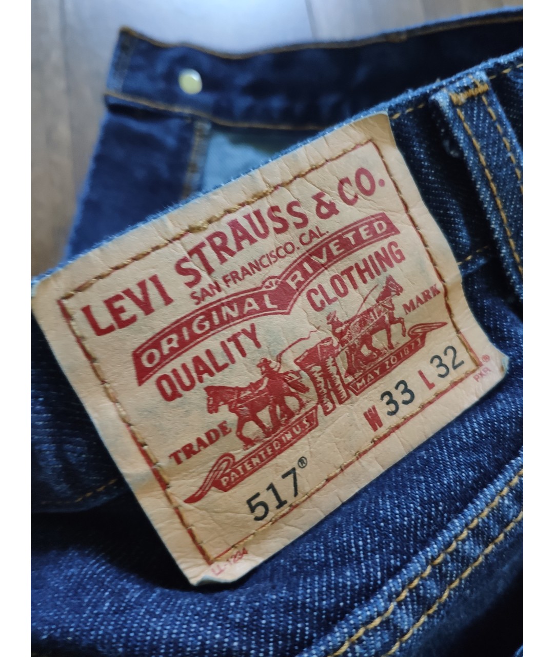 LEVI'S VINTAGE CLOTHING Синие хлопковые джинсы, фото 5