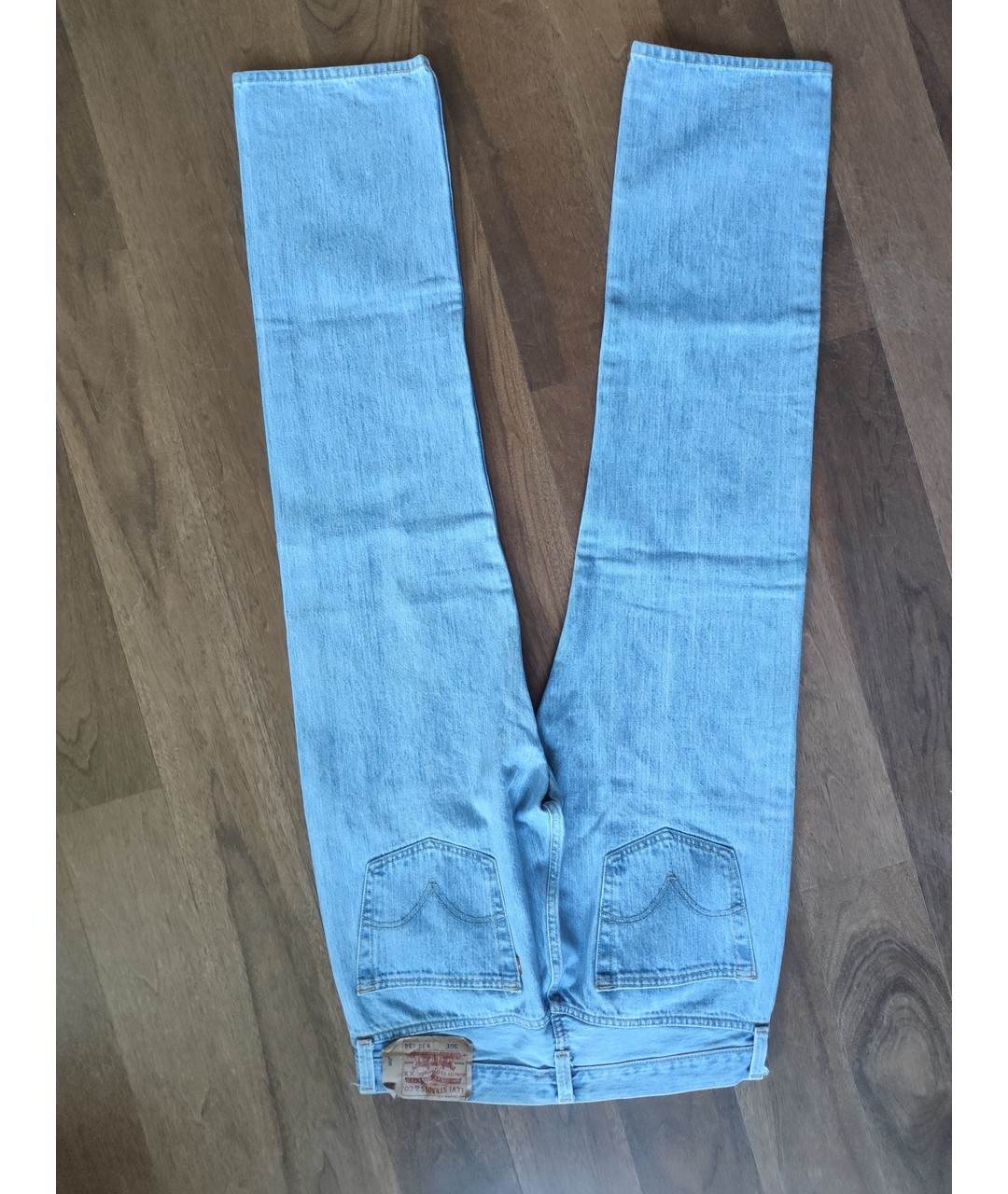 LEVI'S VINTAGE CLOTHING Голубые хлопковые джинсы, фото 2