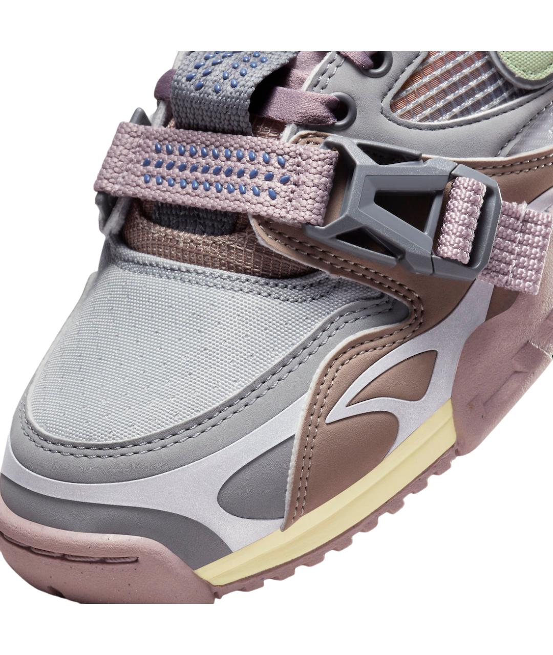 NIKE Серые текстильные высокие кроссовки / кеды, фото 7