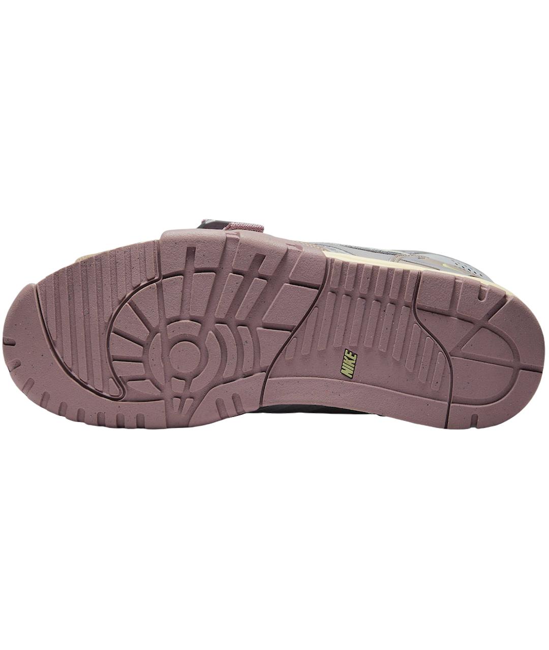 NIKE Серые текстильные высокие кроссовки / кеды, фото 5