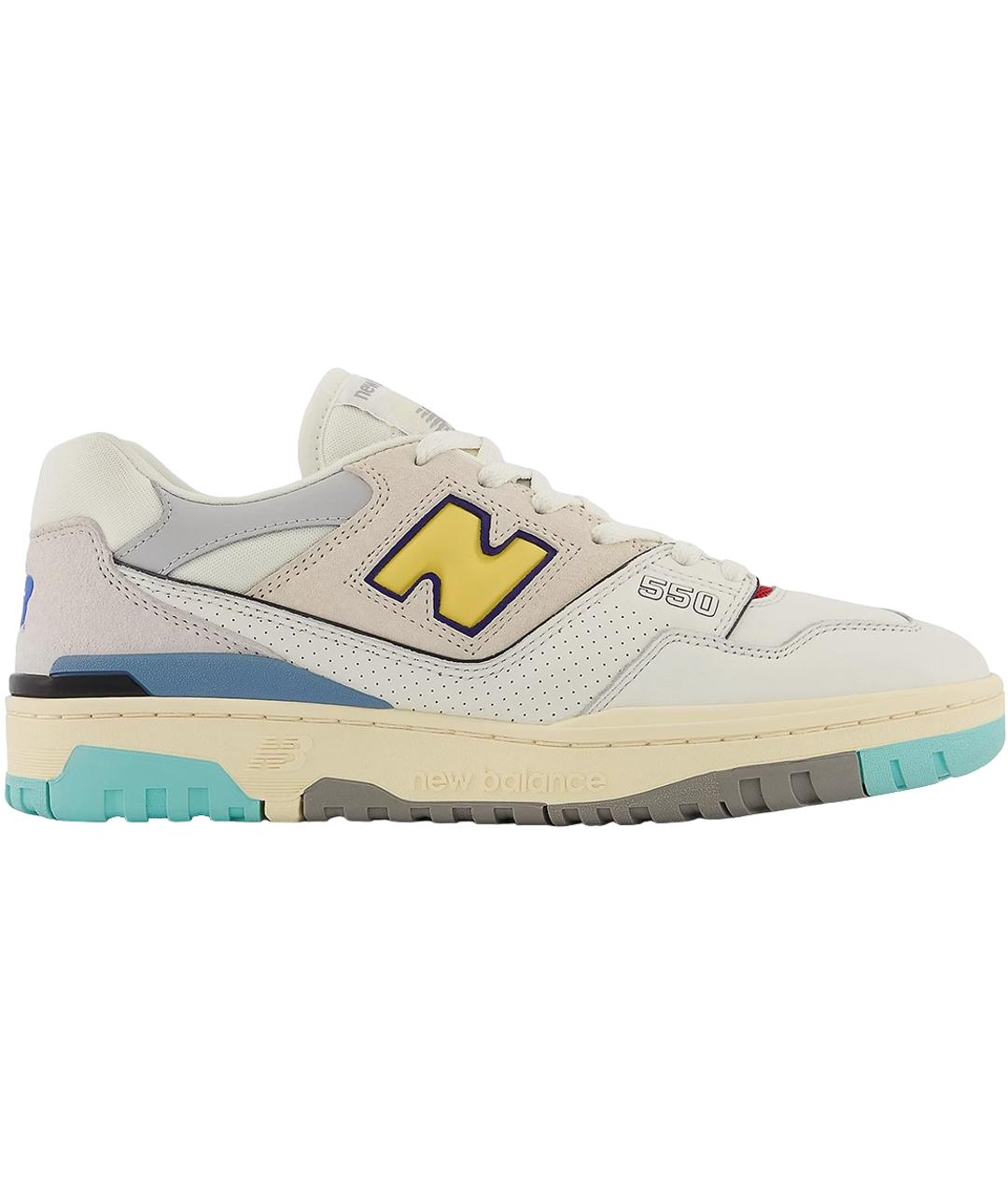 NEW BALANCE Бежевые кожаные кроссовки, фото 1