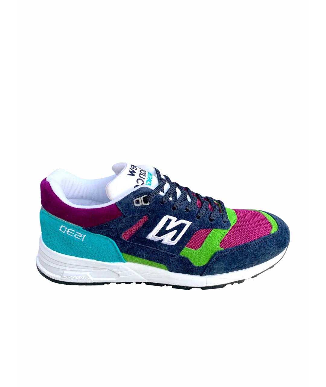 NEW BALANCE Мульти замшевые низкие кроссовки / кеды, фото 1