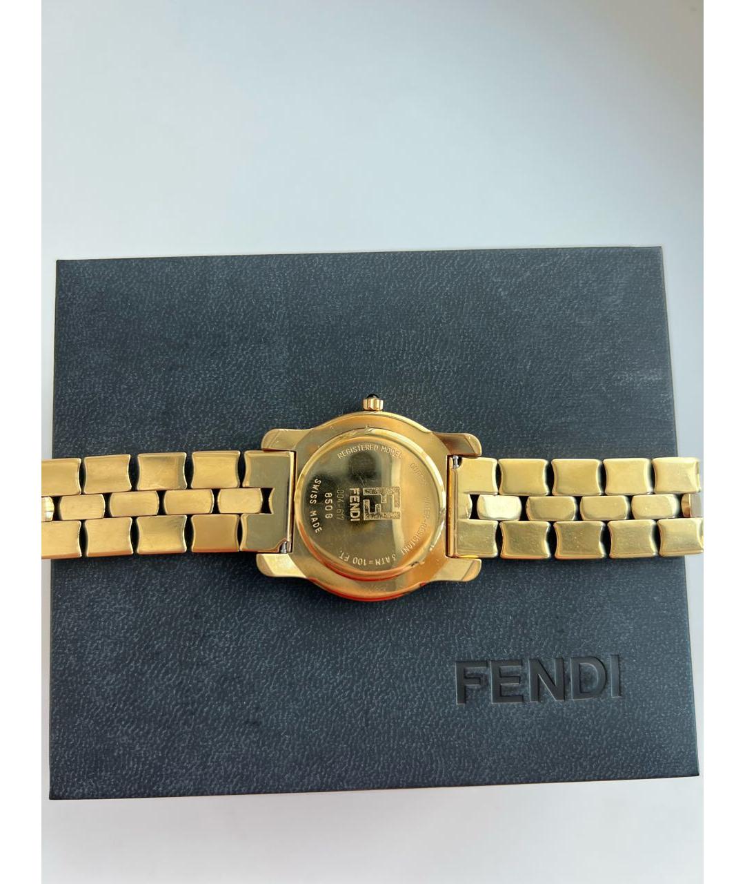 FENDI Золотые часы, фото 2