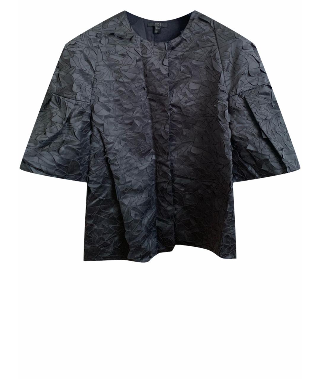COS Темно-синий полиамидовый жакет/пиджак, фото 1