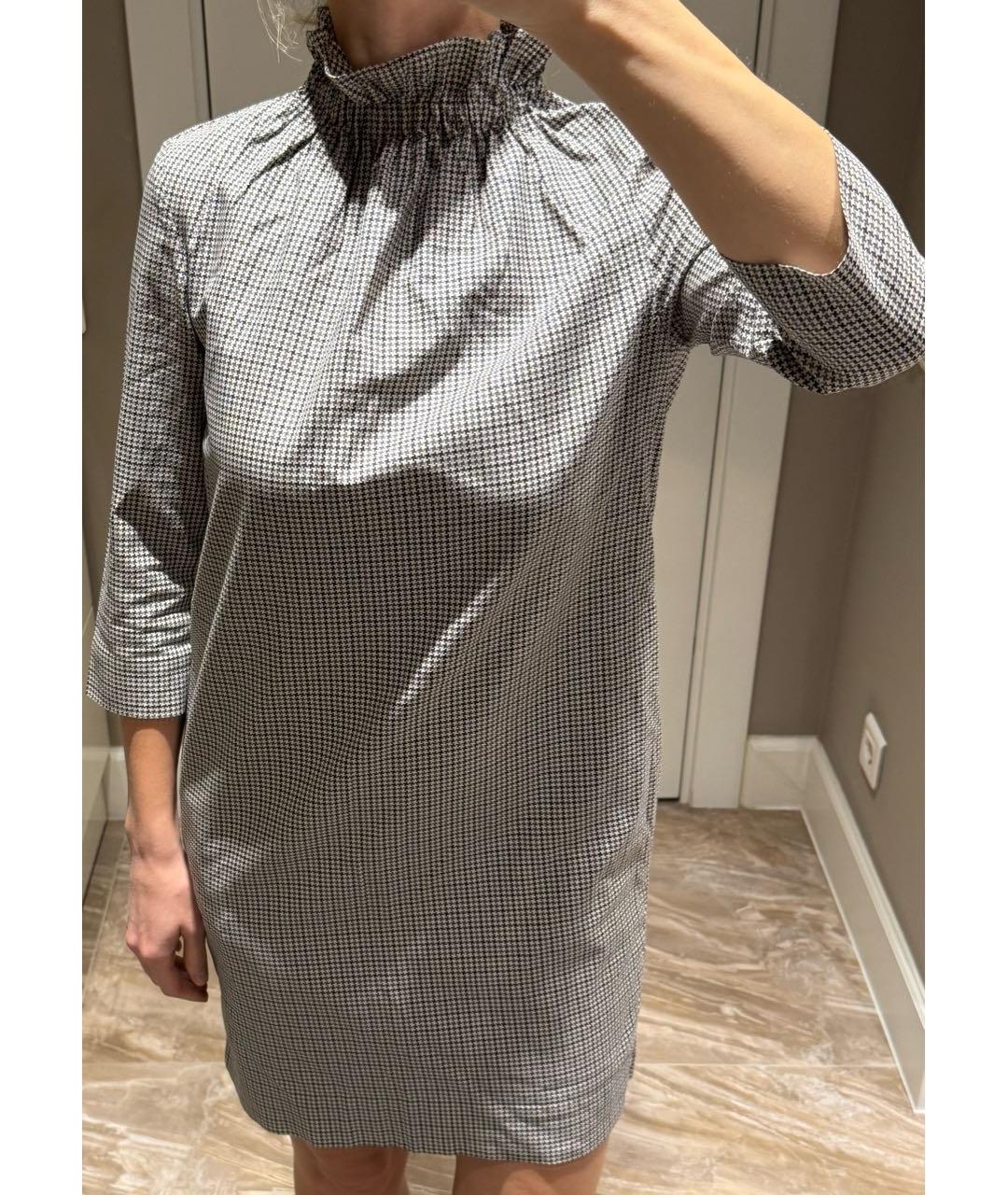 COS Серое хлопковое платье, фото 8