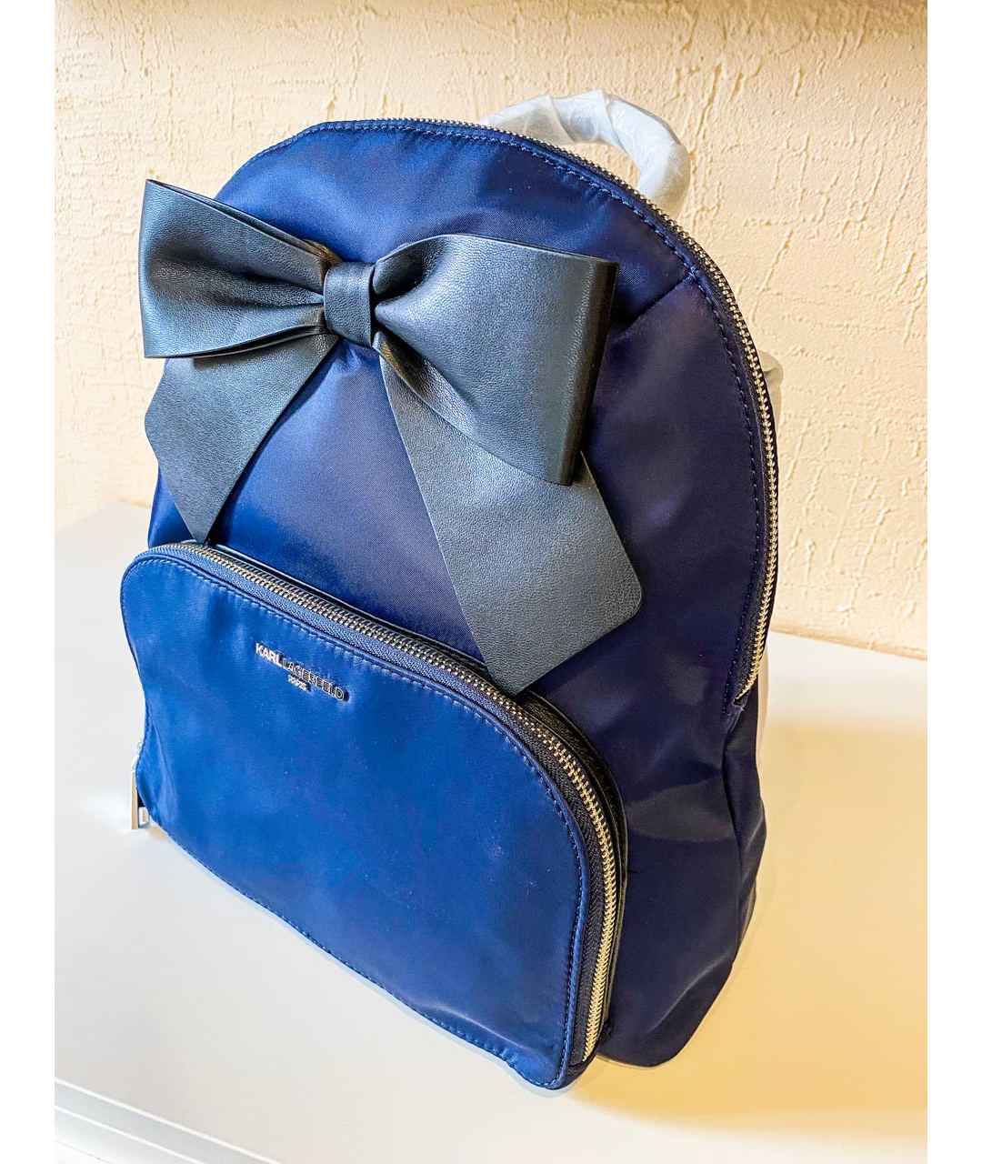 KARL LAGERFELD Темно-синий рюкзак, фото 5