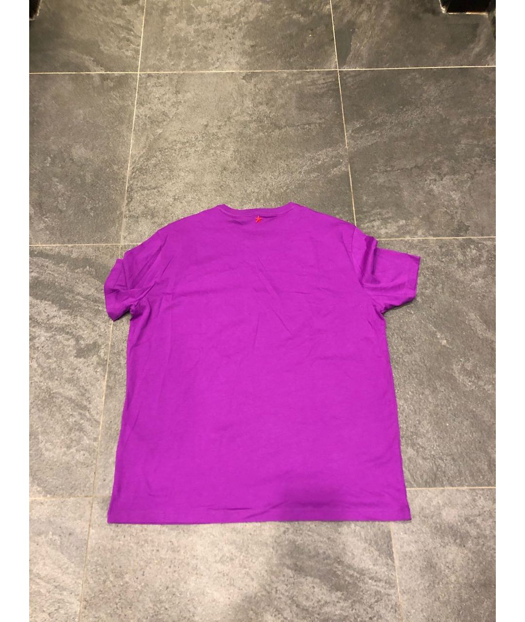ARMANI EXCHANGE Фиолетовая хлопковая футболка, фото 2