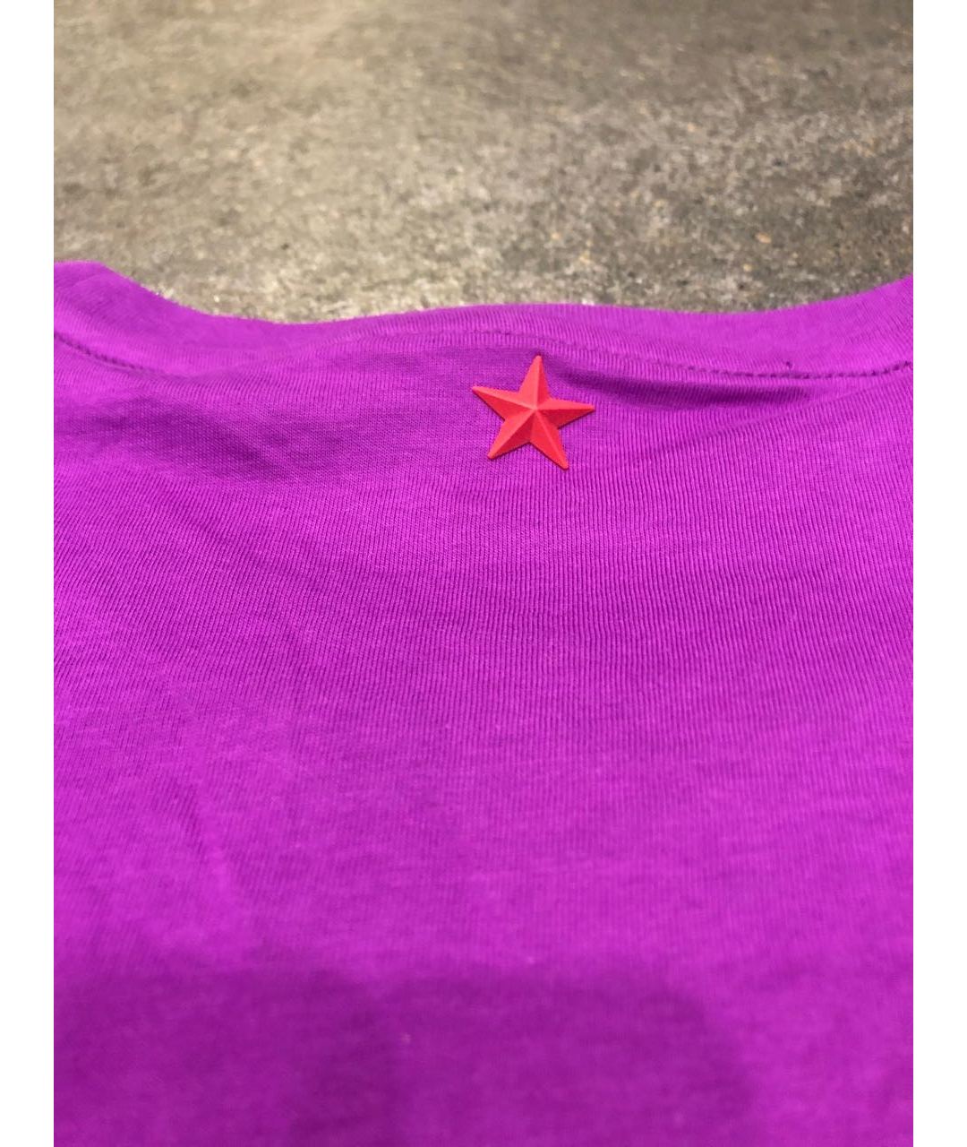 ARMANI EXCHANGE Фиолетовая хлопковая футболка, фото 4