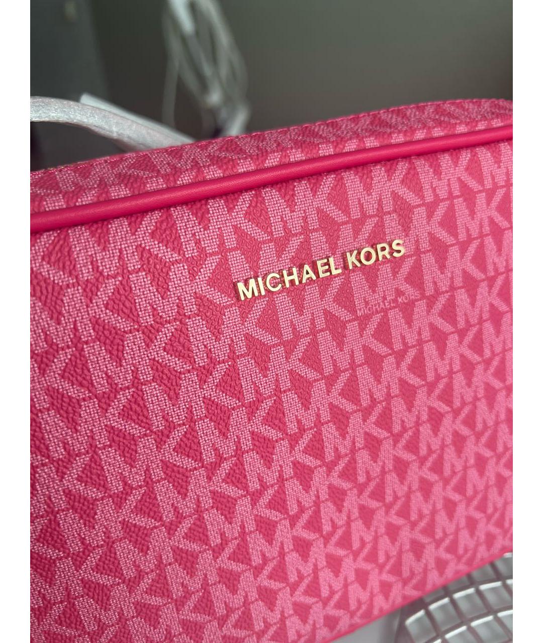 MICHAEL MICHAEL KORS Фуксия сумка через плечо, фото 4
