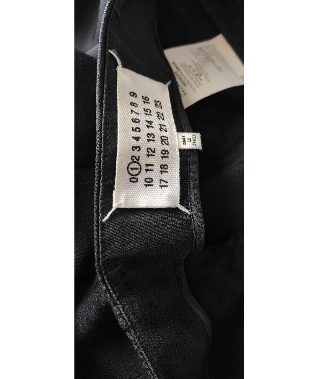 MAISON MARGIELA Черные хлопковые шорты, фото 7