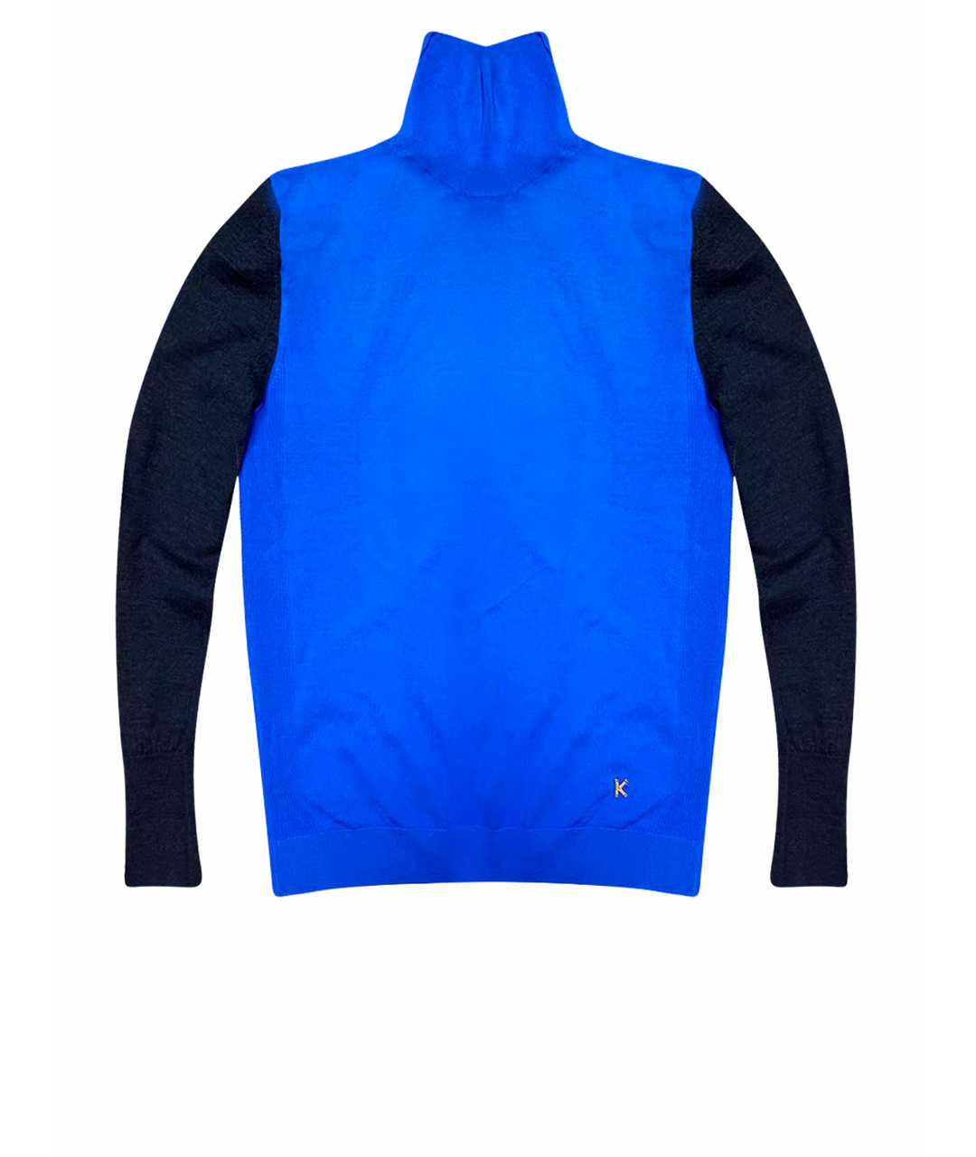 KENZO Голубой шерстяной джемпер / свитер, фото 1