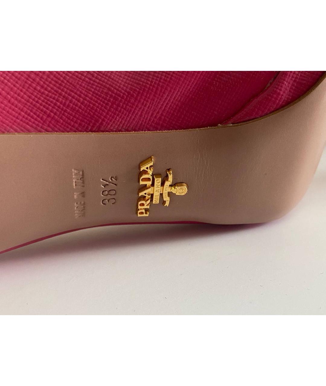 PRADA Кожаные туфли, фото 5