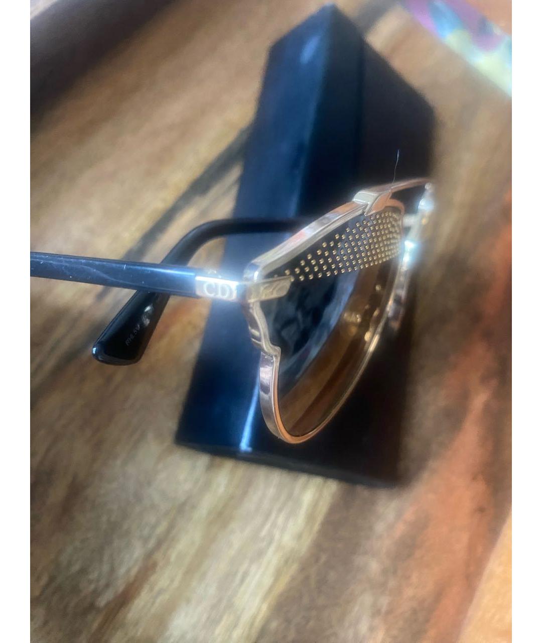 CHRISTIAN DIOR PRE-OWNED Синие пластиковые солнцезащитные очки, фото 3