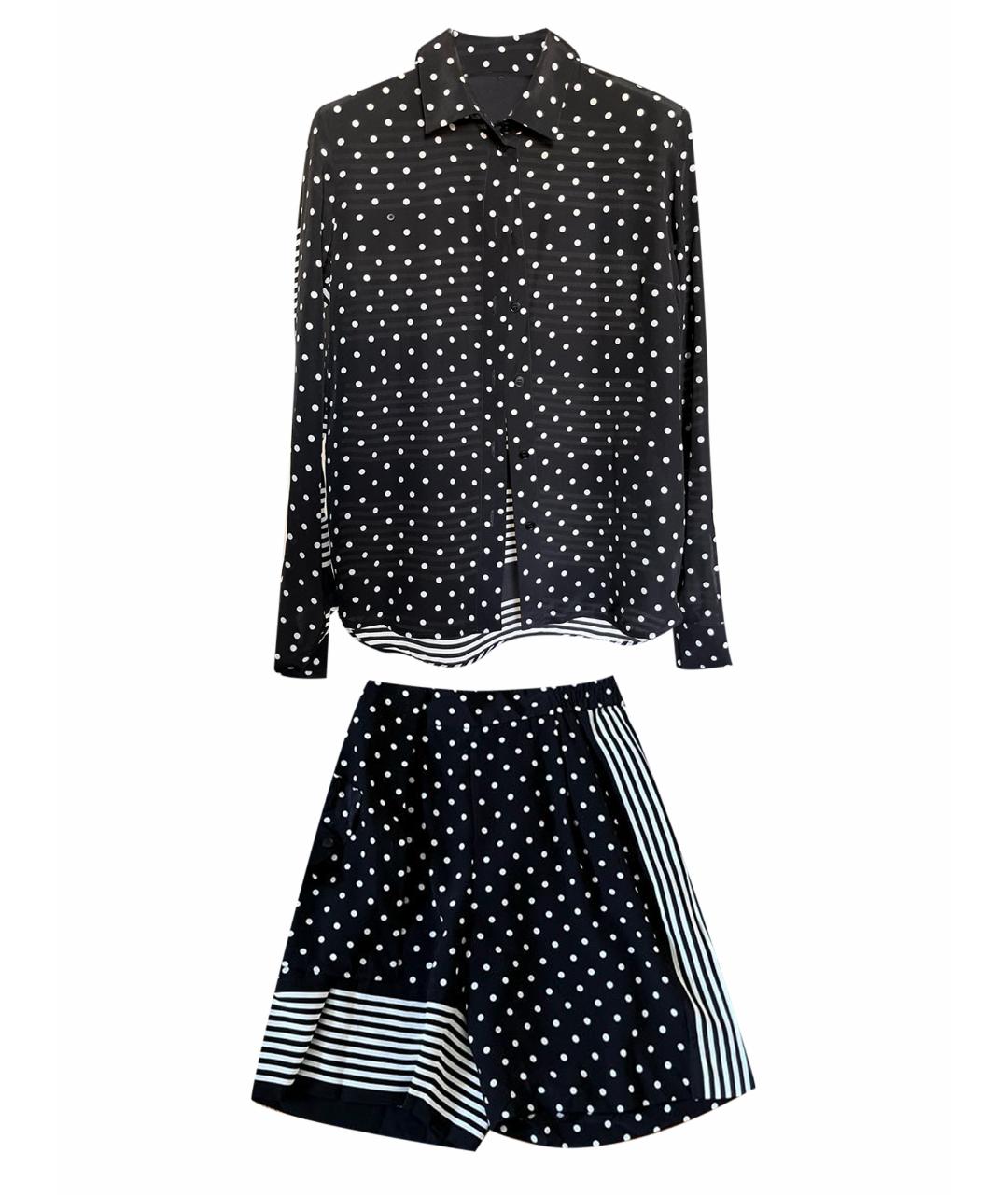 STELLA MCCARTNEY Черный шелковый костюм с юбками, фото 1