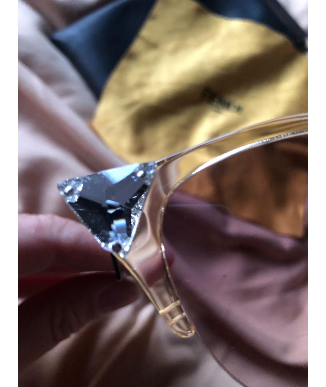 FENDI Металлические солнцезащитные очки, фото 6