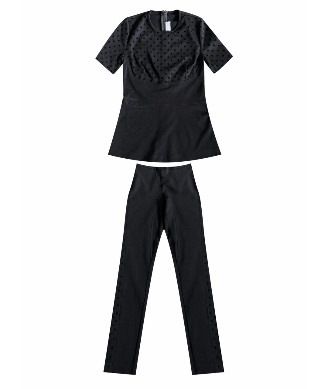 STELLA MCCARTNEY Черный вискозный костюм с брюками, фото 1