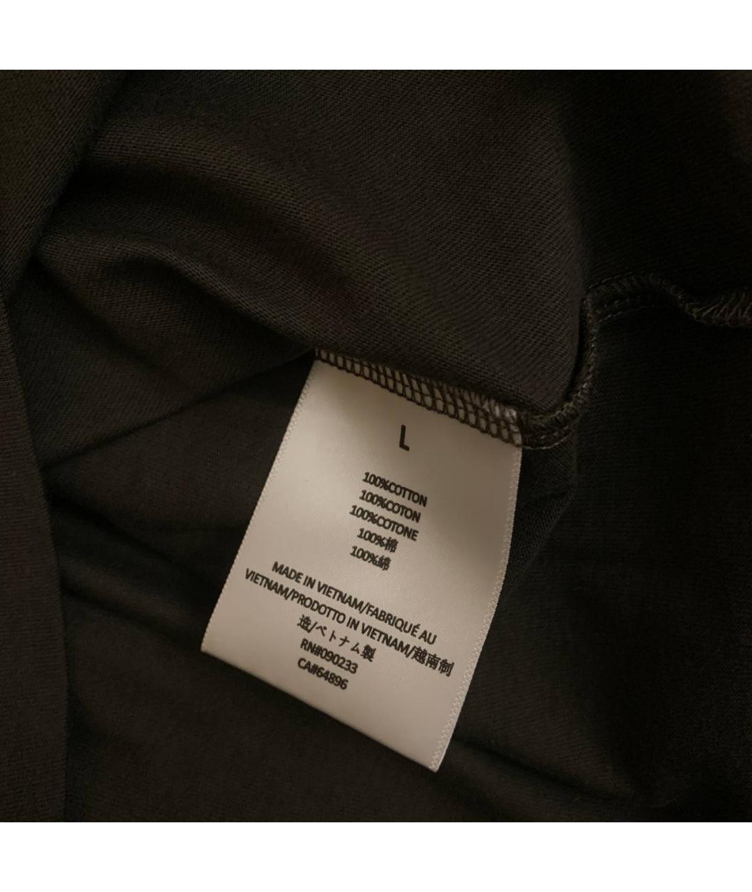 FEAR OF GOD ESSENTIALS Черная хлопковая футболка, фото 4