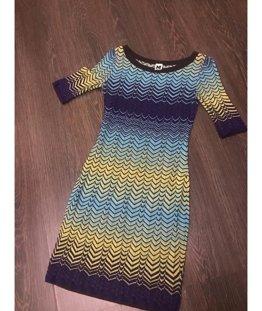 M MISSONI Мульти вискозное повседневное платье, фото 4