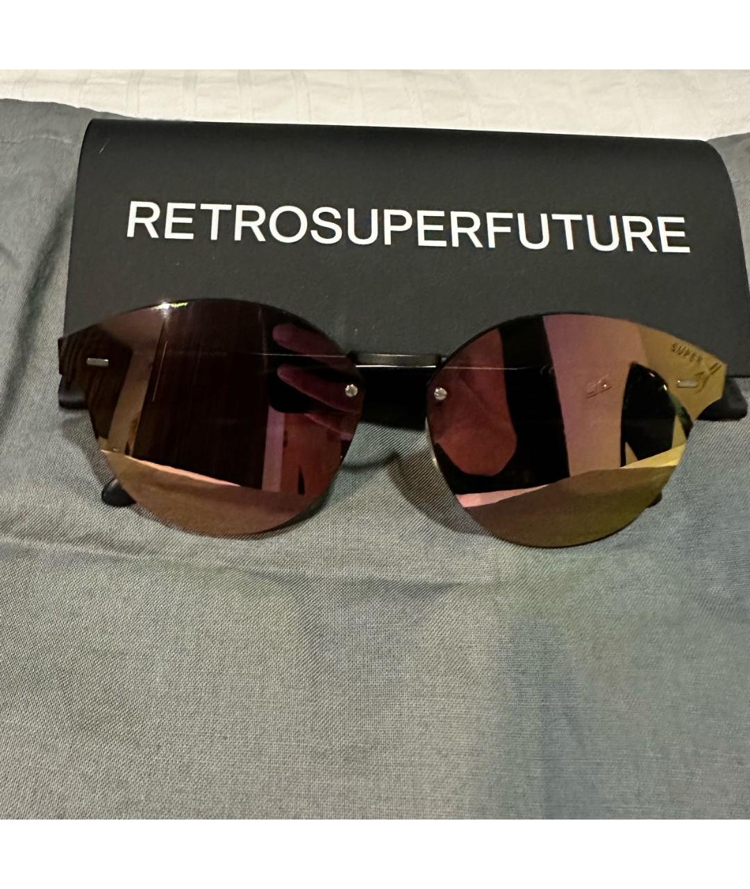 RETROSUPERFUTURE Розовые пластиковые солнцезащитные очки, фото 4