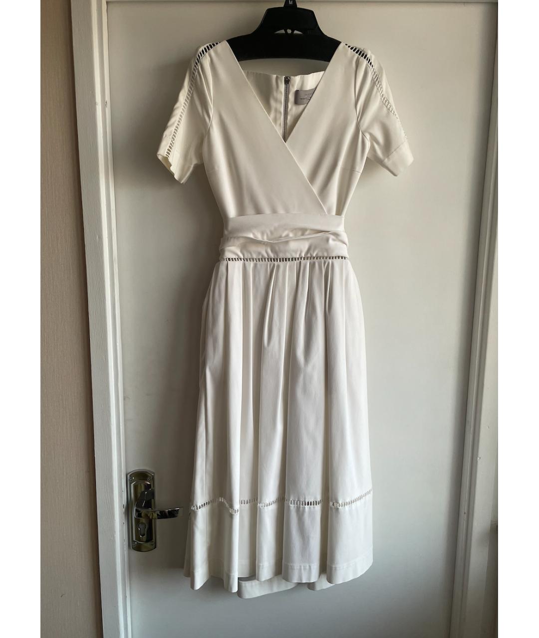 PREEN BY THORNTON BREGAZZI Белое коктейльное платье, фото 8