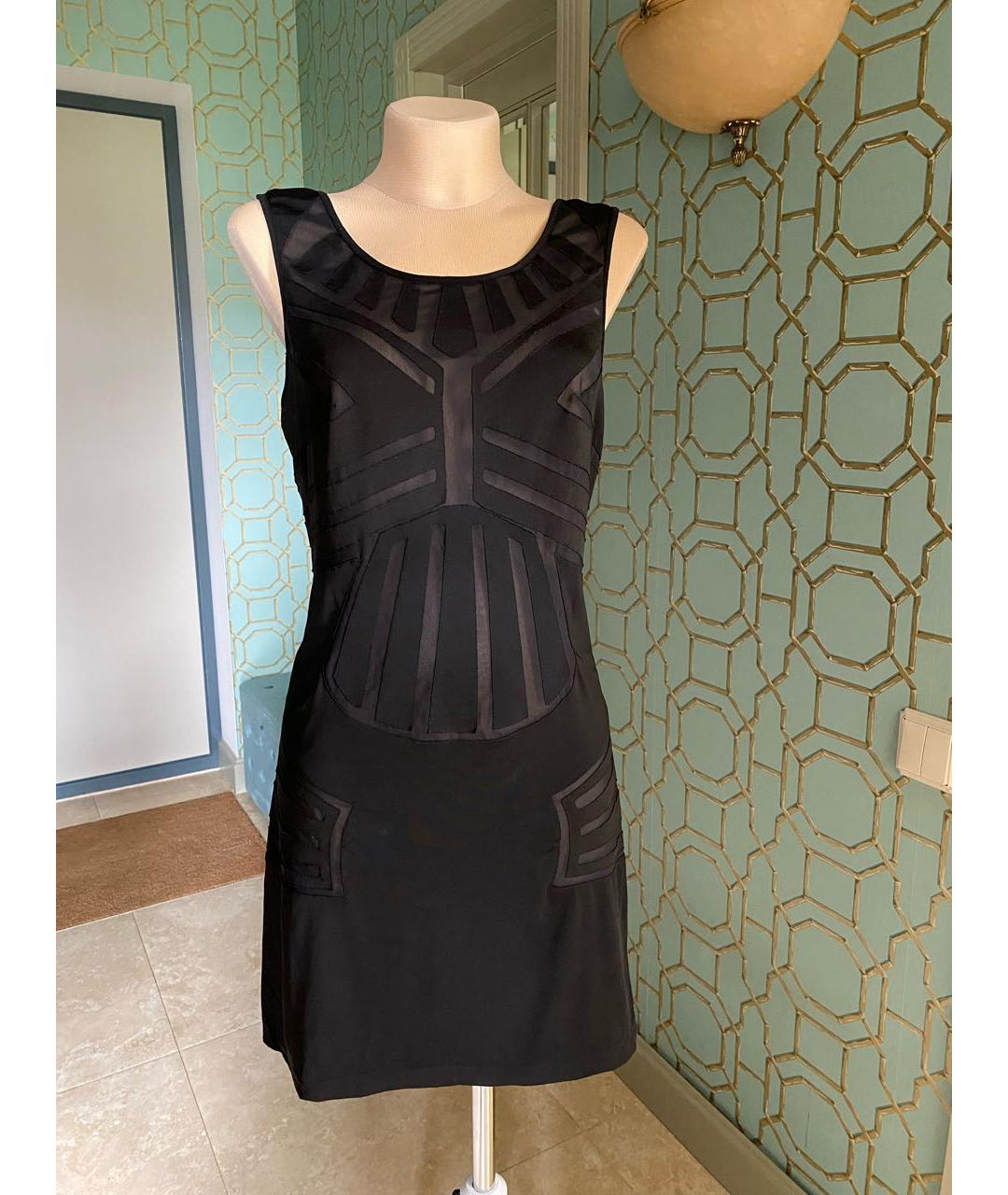 LA PERLA Черное полиамидовое платье, фото 8