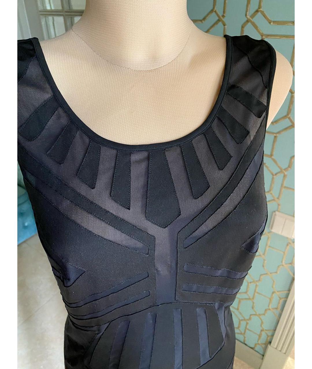 LA PERLA Черное полиамидовое платье, фото 3